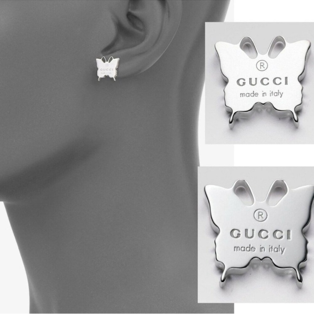 Gucci .925 🦋 Stud Earrings - Picture 9 of 16